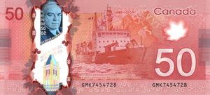 2012 - $50 - William Lyon Mackenzie King - Arctic Research back