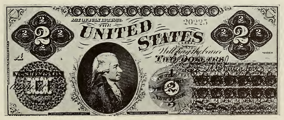 1862 - $2 - Alexander Hamilton front