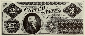 1862 - $2 - Alexander Hamilton front