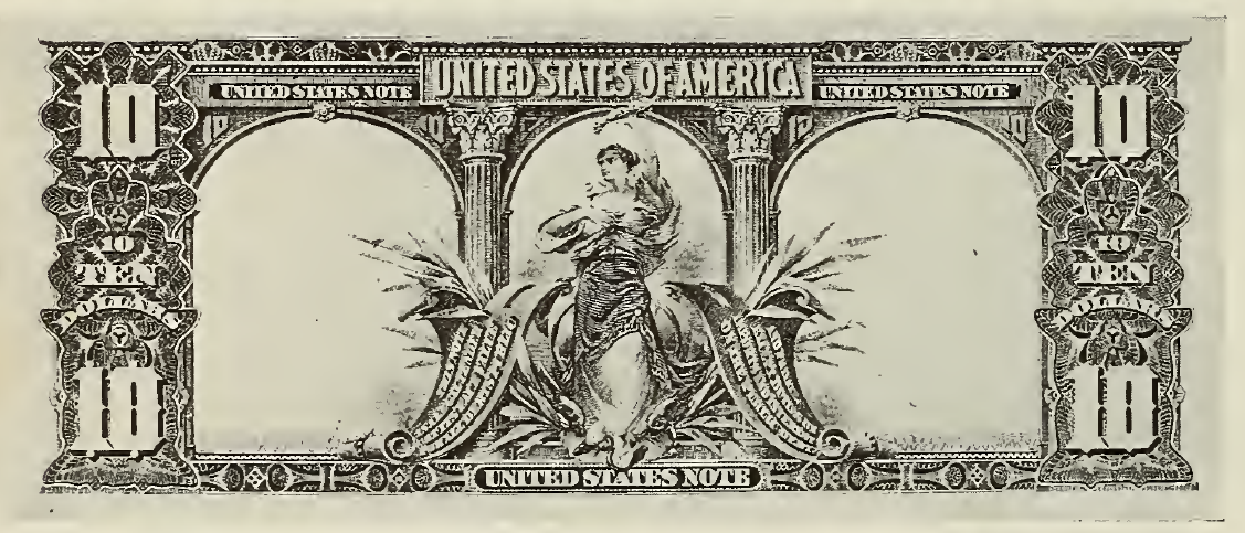 1901 - $10 - Bison - Lewis and Clark back