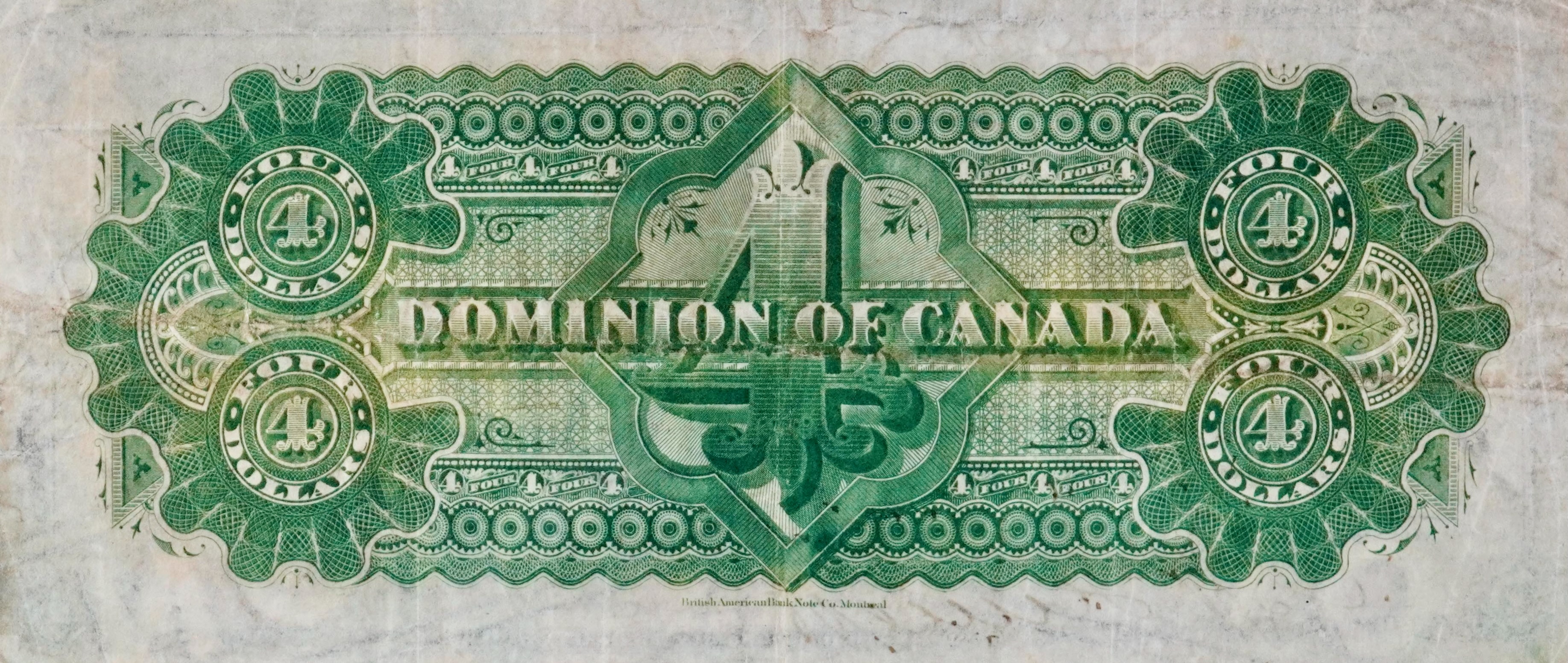 1882 - $4 - Duke of Argyll back