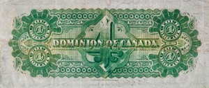 1882 - $4 - Duke of Argyll back