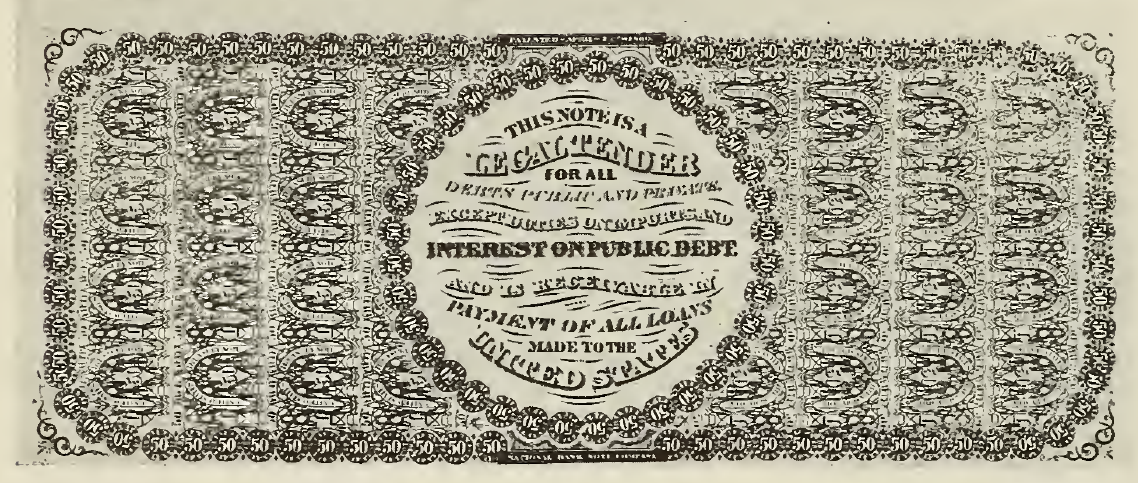 1862 - $50 - Alexander Hamilton back