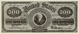 1862 - $500 - Albert Gallatin front