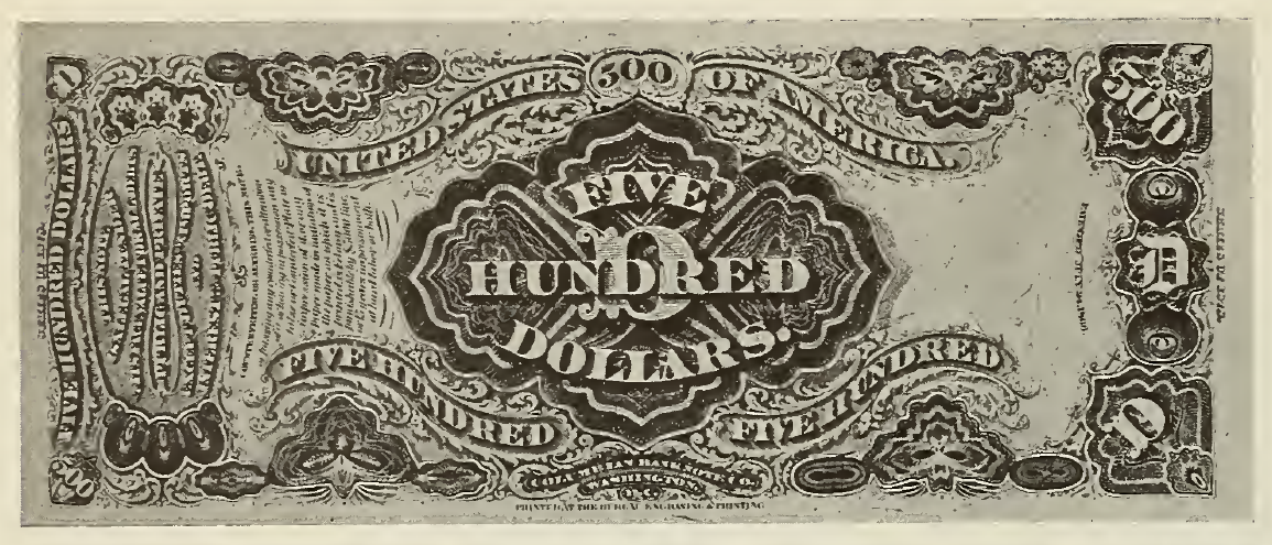 1874 - $500 - Mansfield back