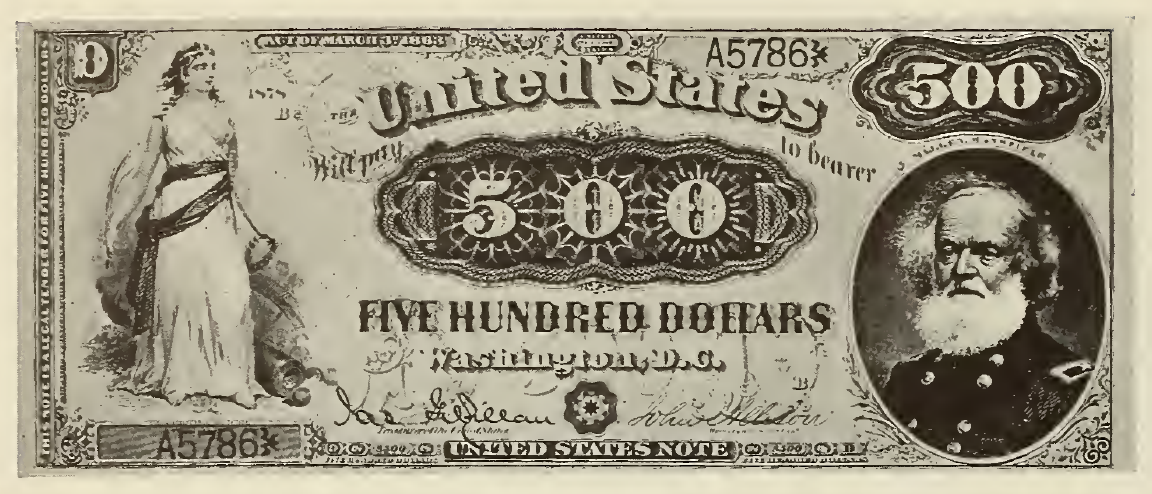 1874 - $500 - Mansfield front