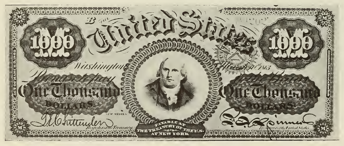 1862 - $1000 - Robert Morris front