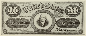 1862 - $1000 - Robert Morris front