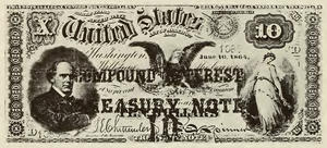 1863 - $10 - Salmon P. Chase front