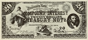 1864 - $20 - Lincoln front