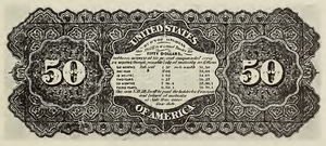 1863 - $50 - Alexander Hamilton back