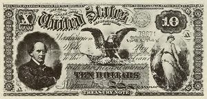 1863 - $10 - Salmon P. Chase front