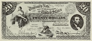1863 - $20 - Lincoln front