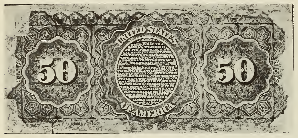 1863 - $50 - Hamilton back