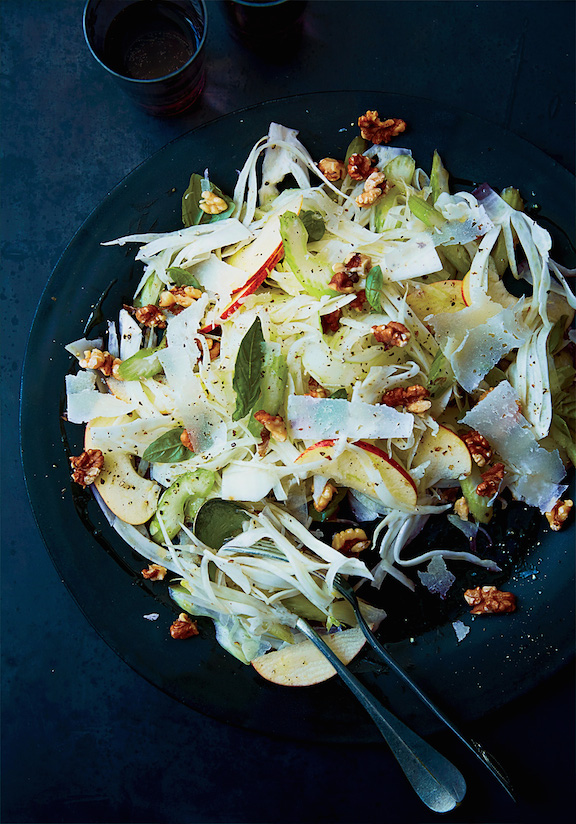 Celery, Fennel and Apple Salad with Pecorino and Walnuts Recipe AOL