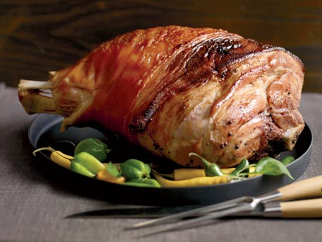 Chili-Brined Fresh Ham Recipe - AOL