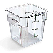 Carlisle StorPlus Clear 4 qt Square Food Storage Container