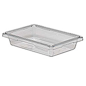 Cambro Camwear 12L x 18W x 3-1/2H Clear Food Storage Boxes