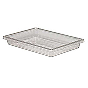 Cambro Camwear 18L x 26W x 3-1/2H Clear Food Storage Boxes