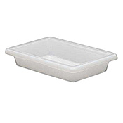 Cambro Poly 18L x 26W x 3-1/2H Natural White Food Storage Boxes