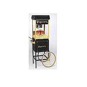 Gold Medal Black and Gold Fun Pop Popcorn Cart