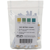 FMP QUAT Ammonia Litmus Test Strips with Zip Bag