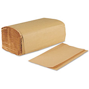Singlefold Brown Hand Towels