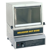 Gold Medal Glass Front Hot Dog Steamer