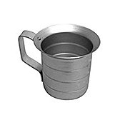 Economy 1 qt. Aluminum Baker's Measure