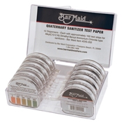 Bar Maid Sanitizer Test Strips - Quaternary Strips