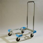 Carlisle C2222A14 Open Aluminum Rack Dolly with Handle