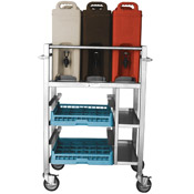 New Age Industrial Aluminum Beverage Cart