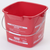 Carlisle 5 Qt Red Steri-Pail