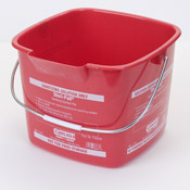 Carlisle 8 Qt Red Steri-Pail