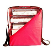 Carry Hot Pizza Delivery Bag Rack - Holds 6