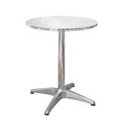 Wholesale Interiors Inox 2 Stainless Cafe Table