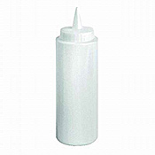 Economy 8 oz Clear Squeeze Bottle