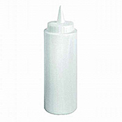Economy 12 oz Clear Squeeze Bottle