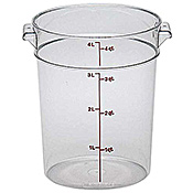 Cambro Camwear 4 qt. Round Food Storage Containers