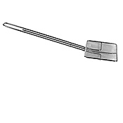 Economy Square 6-3/4 x 20-1/4 Fine Mesh Skimmer