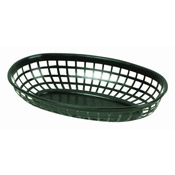 Economy 9-3/8 Oval Plastic Food Baskets