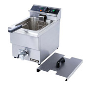 Adcraft Single Tank Countertop Fryer w/Drain
