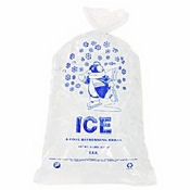 8 lb. Ice Bags with Twist Ties