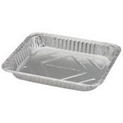 Durable Packaging Half Size, Shallow Disposable Steam Table Pans