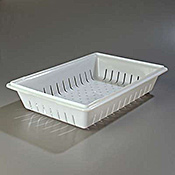 Carlisle 18" x 26" x 5" White Colander