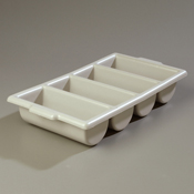 Carlisle Gray Compartmented Silverware Trays 