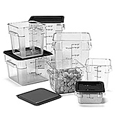 Carlisle StorPlus White 22 qt Square Food Storage Container