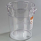 Carlisle StorPlus 22 qt Clear Round Container