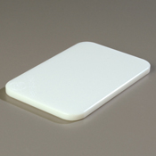Carlisle 6" x 9" x 1/2" White Cutting Board