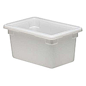 Cambro Poly 12"L x 18"W x 9"H White Food Storage Boxes